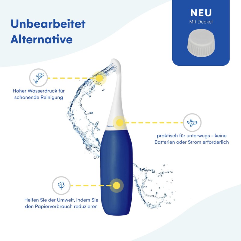 HappyPo Easy Bidet 300ml dark blue 1.00