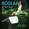 Consciot Solar Spot Lights Outdoor Waterproof, 24 LED Dusk-to-Dawn Solar