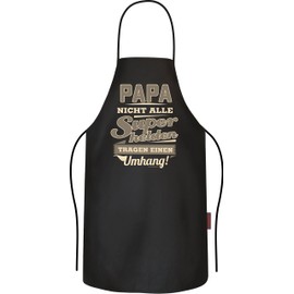 Frameless Original BBQ Apron The Gift For Father: Dad, not all superheroes wear a cape!