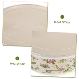 WOONEKY 5pcs Bowls Salad Bowl Lid Mixing Lids Set Large Serving for Kitchen Fresh Keeping