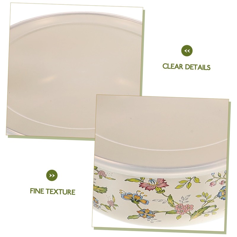 WOONEKY 5pcs Bowls Salad Bowl Lid Mixing Lids Set Large