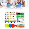 48Pcs Kids Paint Brushes Set Painting Drawing Stamp Kit Fun