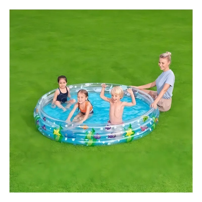 Alberca inflable redonda Bestway Deep Dive 51005 Anillo de 1.83m