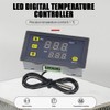 Uadme Digital Thermostat, Microcomputer Temperature Controller with Sensor, W3230 DC