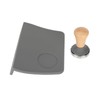 2Pcs Coffee Tamp Mat Integrated Silicone Coffee 90 Degree Corner