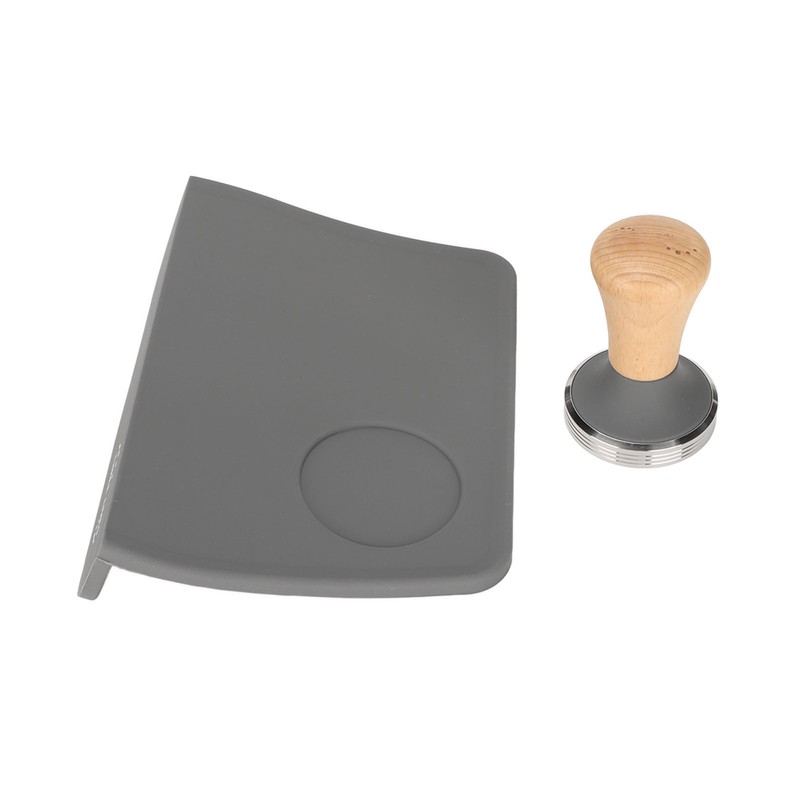 2Pcs Coffee Tamp Mat Integrated Silicone Coffee 90 Degree Corner