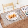 Newk Placemat, Crossweave Vinyl Woven Placemats, Non-Slip Insulation, Washable Placemats