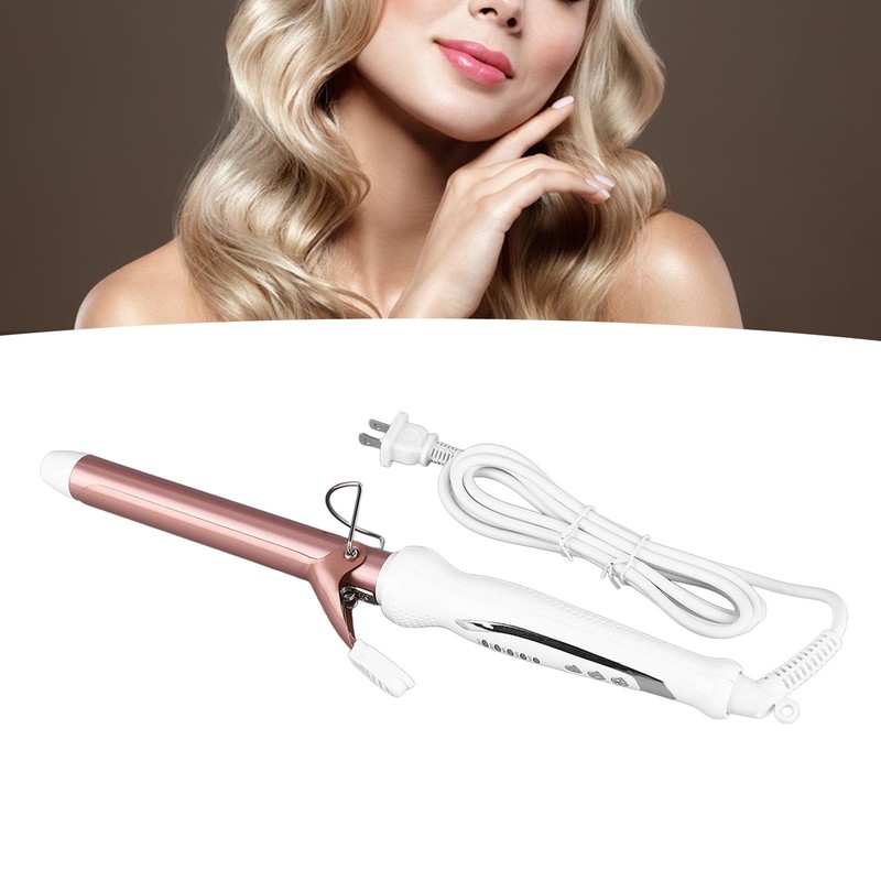 Curling Iron Adjustable Temperature Hair Curler Wand With Ceramic Coating