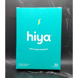 Hiya Health Kid's Daily Probiotic 30 Chewables - 30 Day Supply Sealed Pouch