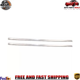 Perfect Fit Bumper Trims For 1995-1997 Lincoln Town Car Front Left LH and Right RH Chrome