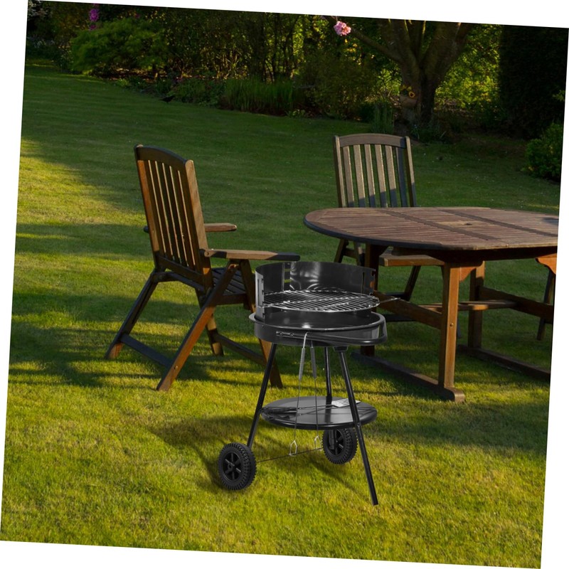 Sosoport 2pcs Bbq Wheels for Grill Cart Bbq Grill Wheels