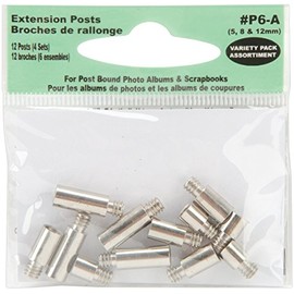 Pioneer P6A Extra Variety Pack 5, 8, 12mm Extension Posts (6 Sets) f/All Post Bound Albums