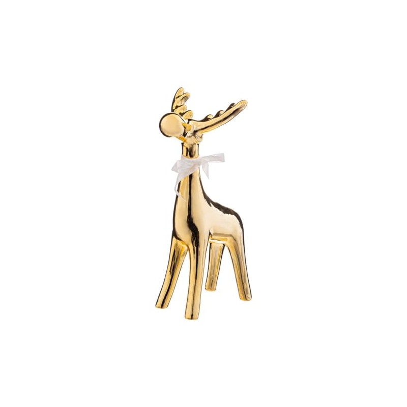 ATMOSPHERA Ceramic Reindeer Ornament 26 cm