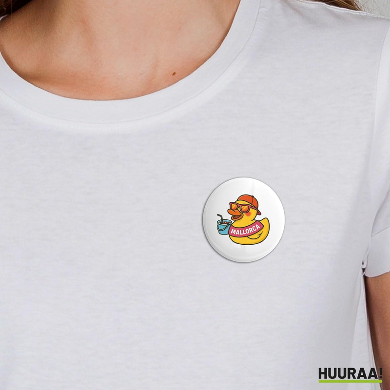 Huuraa Malle Rubber Duck Mallorca Gift Size 59 mm Squeaky