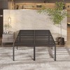 Lutown-Teen 22 Inch High Full Size Bed Frame with Rounded