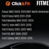 Click&Fit Adjustable Windshield Washer Nozzles Replacement for Ford Focus Mk3