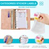 Budget Folder A6 PU Leather Binder, Includes 1 Soft Leather
