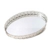 [MEIN4133_63_63] Display Stand Cosmetic Organizer Tray Silver Extra Large / [MEIN4133_63_63]진열대 화장품 정리대 쟁반 실버 특대