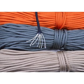 Mil-C-5040 Paracord - 100 Foot Bundle of Mil-Spec 550 Type III 7 Inner Strands - Desert TAN