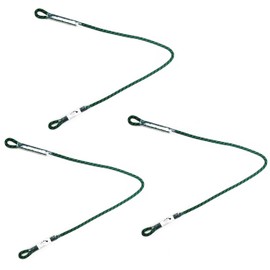 AINIKEY 8mm (5/16") Prusik Swen Eye-to-Eye Pre-Sewn 30 inch / 45 inch Climbing Utility Cord Multipurpose for Outdoor Climbing Arborist Mountaineering Rope Black | 45 inch | Pack of 3