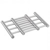 com-four® 2 x high-quality trivet made of stainless steel –
