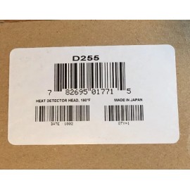 Radionics Bosch Radionics D255 Heat Detector Head 190•F.  Fire Alarm Device.