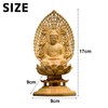 Felimoa Carved Wooden Buddha Statue Figurine Buddha Statue Included Height