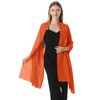 Hotshawl Women's Chiffon Scarf 001, Orange Red (Chiffon)