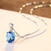 Bellitia Jewelry Pendant 2.63 ct Four Prong Cute Sky Blue