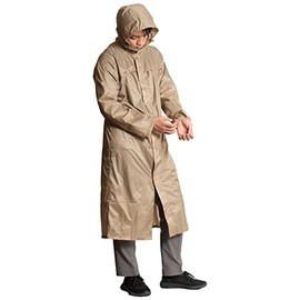 Makku Rainwear Kurutto Pack Raincoat, Greige L