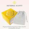 Kendra Scott Gina Seamless Huggie Earrings in 14K White Gold,