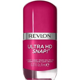 REVLON Ultra HD Snap Nail Color, Natural Rich Glossy Polish, 100% Vegan Formula, No Base or Top Coat Needed, 029 Berry Blissed, 0.27 fl oz
