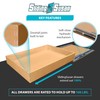 SlidingSusan Pull Out Drawer Organizer for Cabinets, Gliding Soft Close