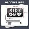 Rideshare LED Light for Car | Taxi Sign | Rideshare