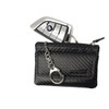 Deluxe Key Bag, Carbon leather, black