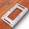 MUNEFE Hole Locator Cabinet Hardware Jig, Handle Punch Shelf Pin
