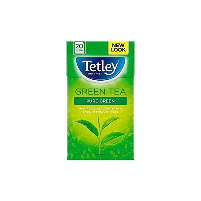 Tetley Pure Green Tea Bags, Pack of 20