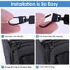 8 Pcs Black Zipper Pull Replacement for Jacket Zipper Slider