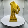 Gotcha Meme Figurine 3D Printed - Color: Yellow