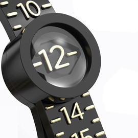 Ring Sizer Measuring Tool with Magnifying Glass - Reusable Finger Size Gauge, 1-17 US Sizes (3)