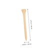 BESPORTBLE 100pcs Wooden Golf Tees for Outdoor Use Golfs Holders