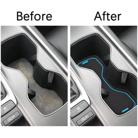 Car Cup Holder Coaster Compatible with Accord Accessories, Waterproof Cup Holder Coasters, Anti-Slip Car Cup Holder Mat for Accord 2018-2022