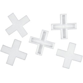 Connex COX792004 Plastic Tile Crosses, White, 2.5 mm Set of 500 Pieces