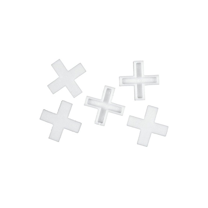 Connex COX792004 Plastic Tile Crosses, White, 2.5 mm Set of
