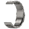 AMAZTIM Compatible Silver Metal Strap, Silicone Replacement Wristbands Sport Strap