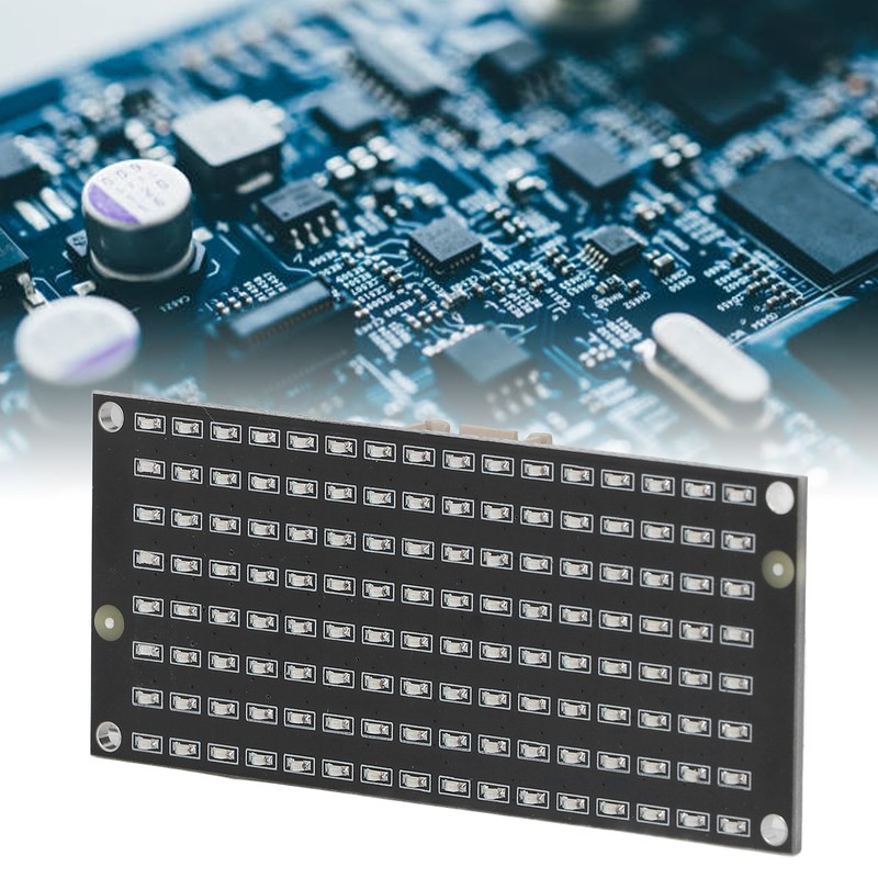 LED Matrix Control Module 8x16 Panel IC2 Communication Display DC3.3‑5V