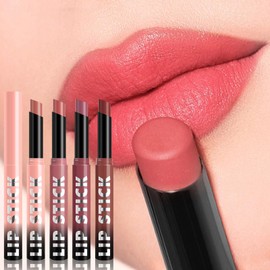 Matte Lipstick for Women | Velvety Matte Gloss,Lightweight Hydrating Waterproof 4X Gloss for All-Day Wear Parties Festive Date Nights Smooth Coverage Weddings Outdoor Events