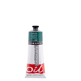 Daler-Rowney Graduate Oil Paint, Aluminium Tube, 1.28oz - 38 ml, Viridian Hue