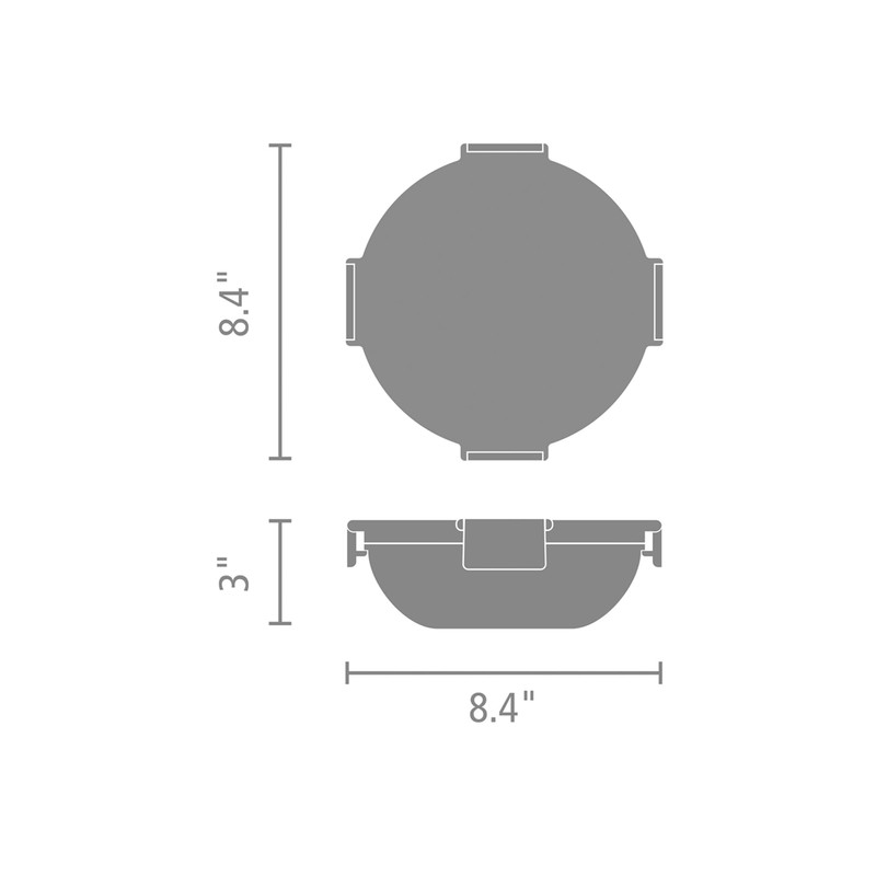 Brabantia Make & Take Salad Bowl with Removable Tray for