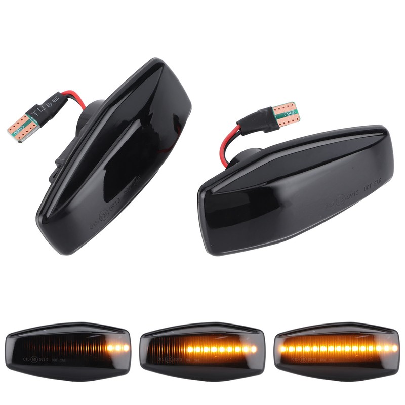 Turn Signal Light Side Marker Lamp Smoke Lens Dynamic Fit
